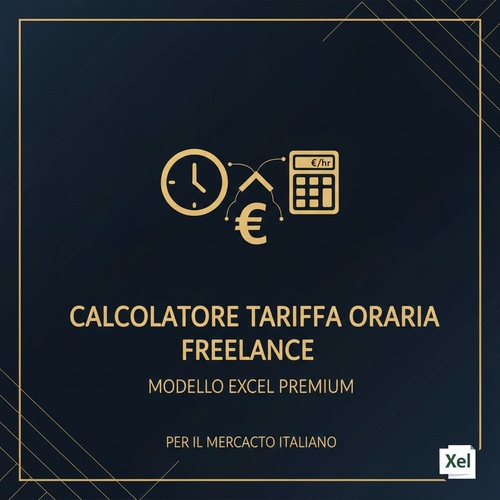 Calcolatore di Tariffa Oraria Freelance — Foglio Excel