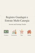 Registro Guadagni e Entrate Multi-Canale